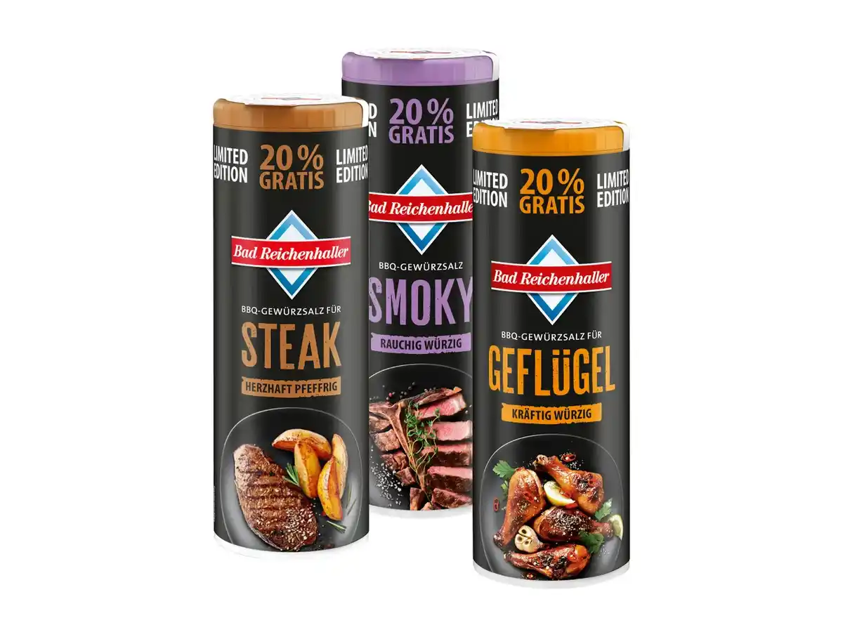Bild 1 von Bad Reichenhaller BBQ-Gewürzsalz,  108 g
