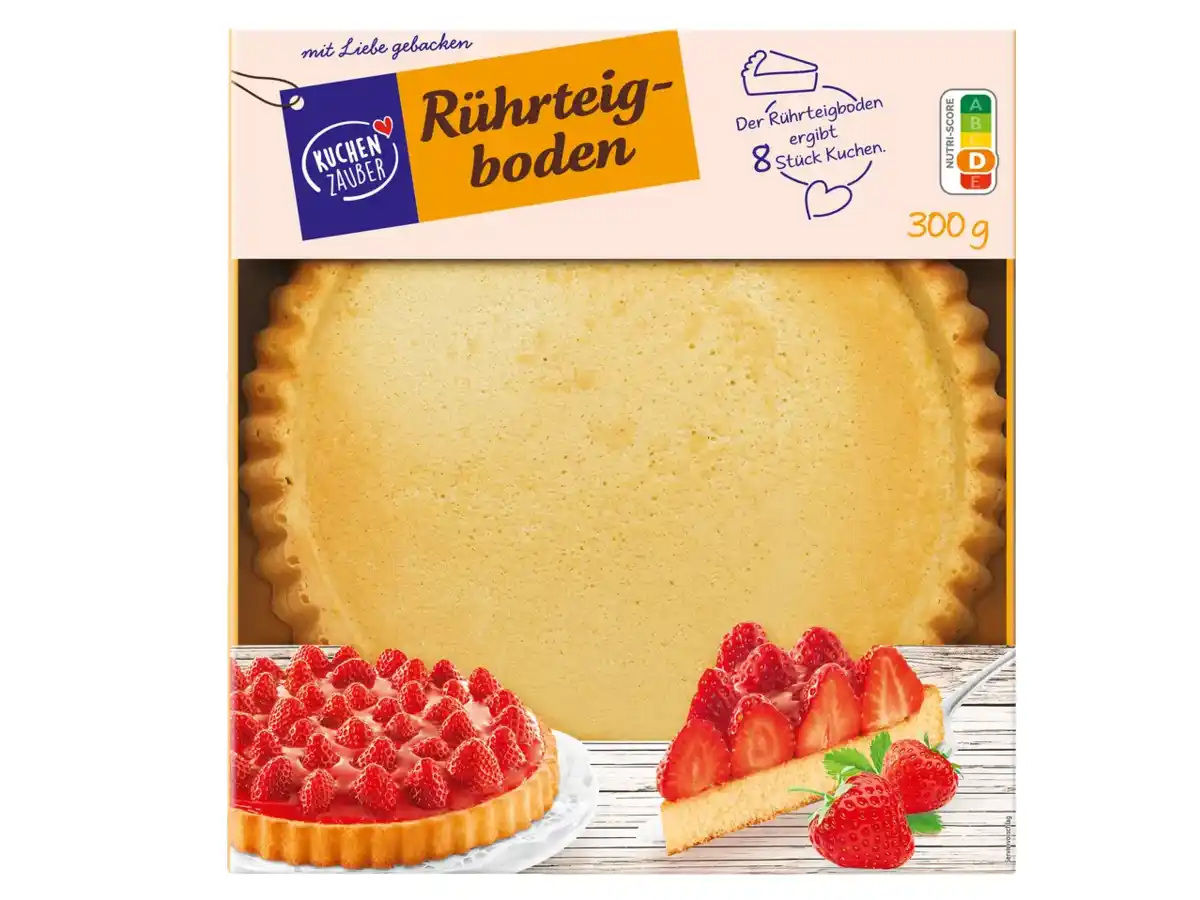 Bild 1 von Kuchenzauber Rührteigboden,  300 g