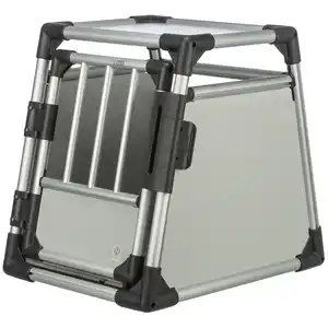 Transportbox, S, 46x56x60 cm, hellgrau/silber