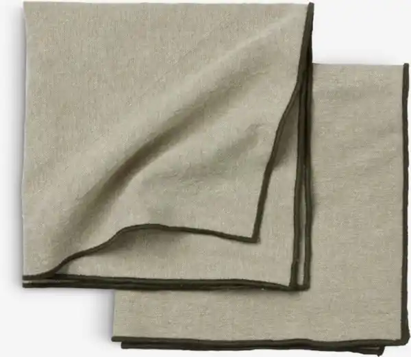 Bild 1 von Stoffserviette BLINDURT 40x40 grün 2Stk/Pck