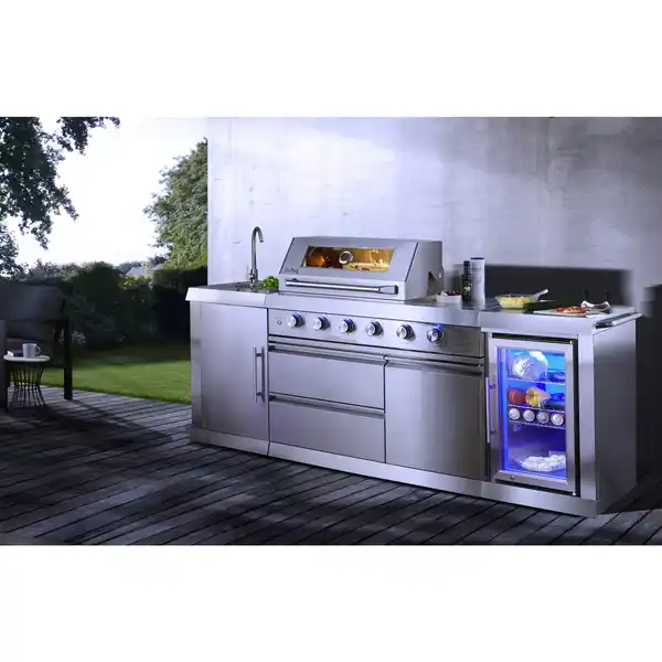 Bild 2 von Outdoor-Küche, Grillfläche: 70 x 45 cm, mit Unterschrank