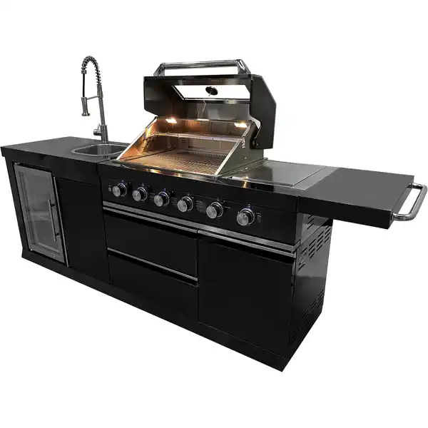 Bild 1 von Outdoor-Küche, Grillfläche: 60 x 42 cm, mit Unterschrank