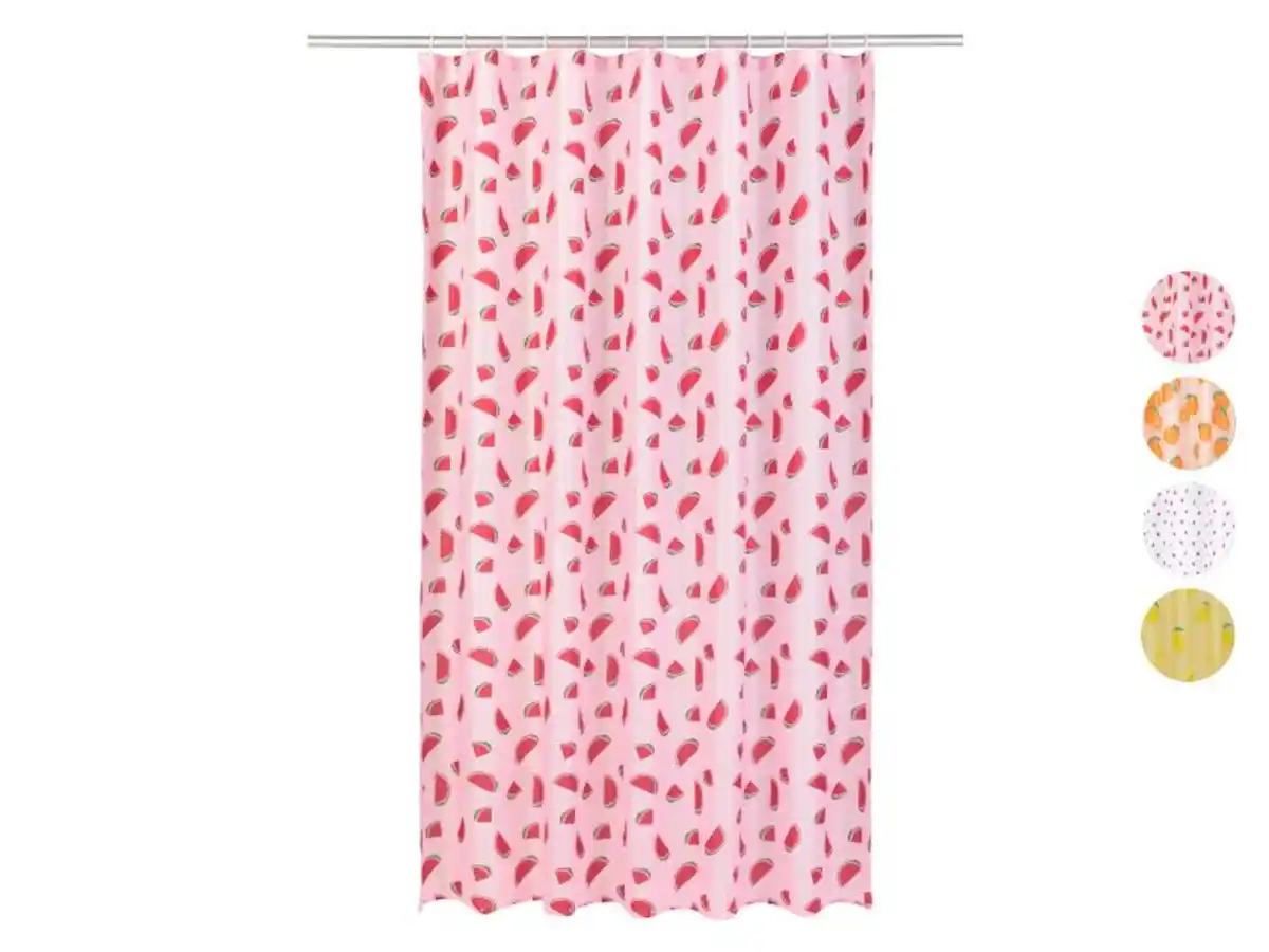 Bild 1 von LIVARNO home Duschvorhang, mit fruchtigen Motiven