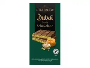J.D. Gross Dubai Style Schokolade, 122 g