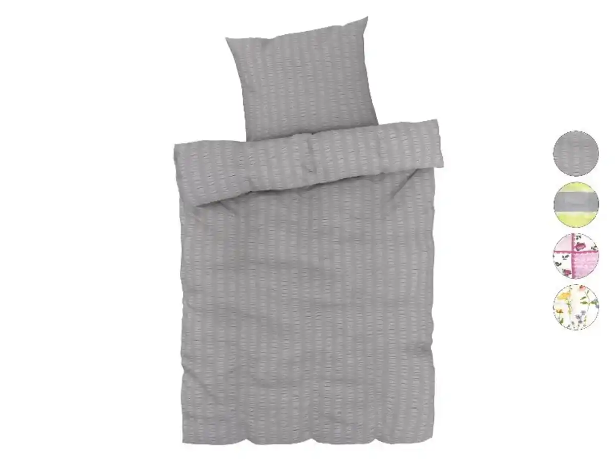Bild 1 von LIVARNO home Seersucker-Bettwäsche, 155 x 220 cm
