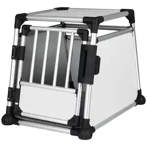 Transportbox, M, 53x61x74 cm, hellgrau/silber