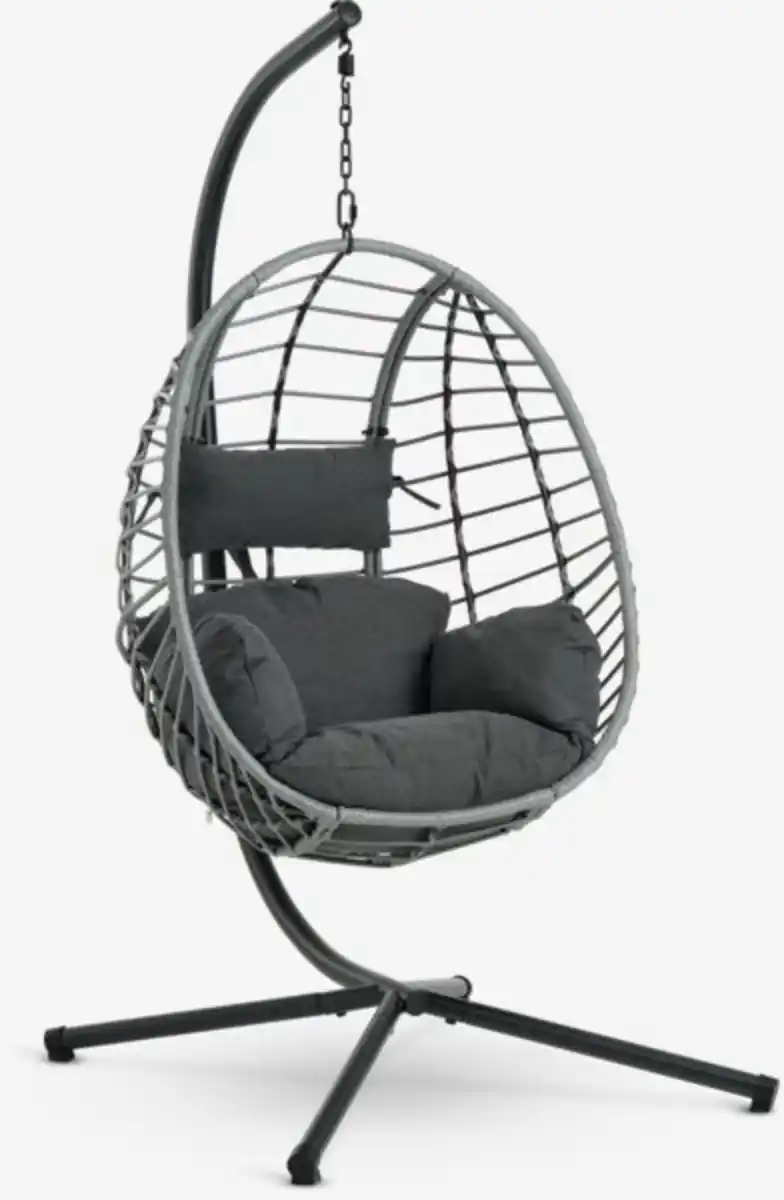 Bild 1 von Hängesessel BORK B96xH192xT124 grau