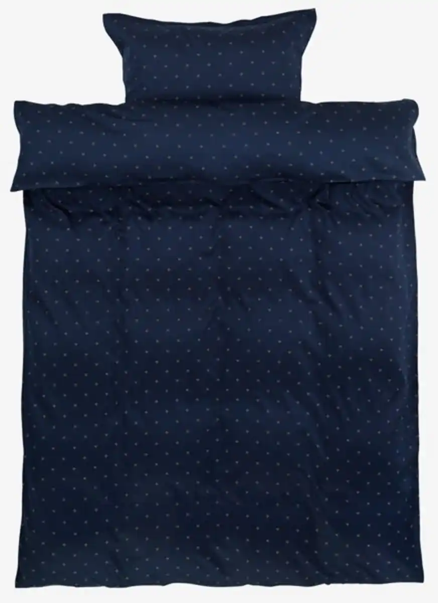 Bild 1 von Satin-Bettwäsche STELLA 135x200 blau