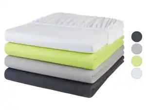 LIVARNO home Jersey-Spannbettlaken, 180-200 x 200