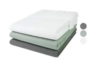 LIVARNO home Jersey-Spannbettlaken, 90-100 x 200 cm