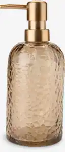 Seifenspender GENEVAD recyceltes Glas braun