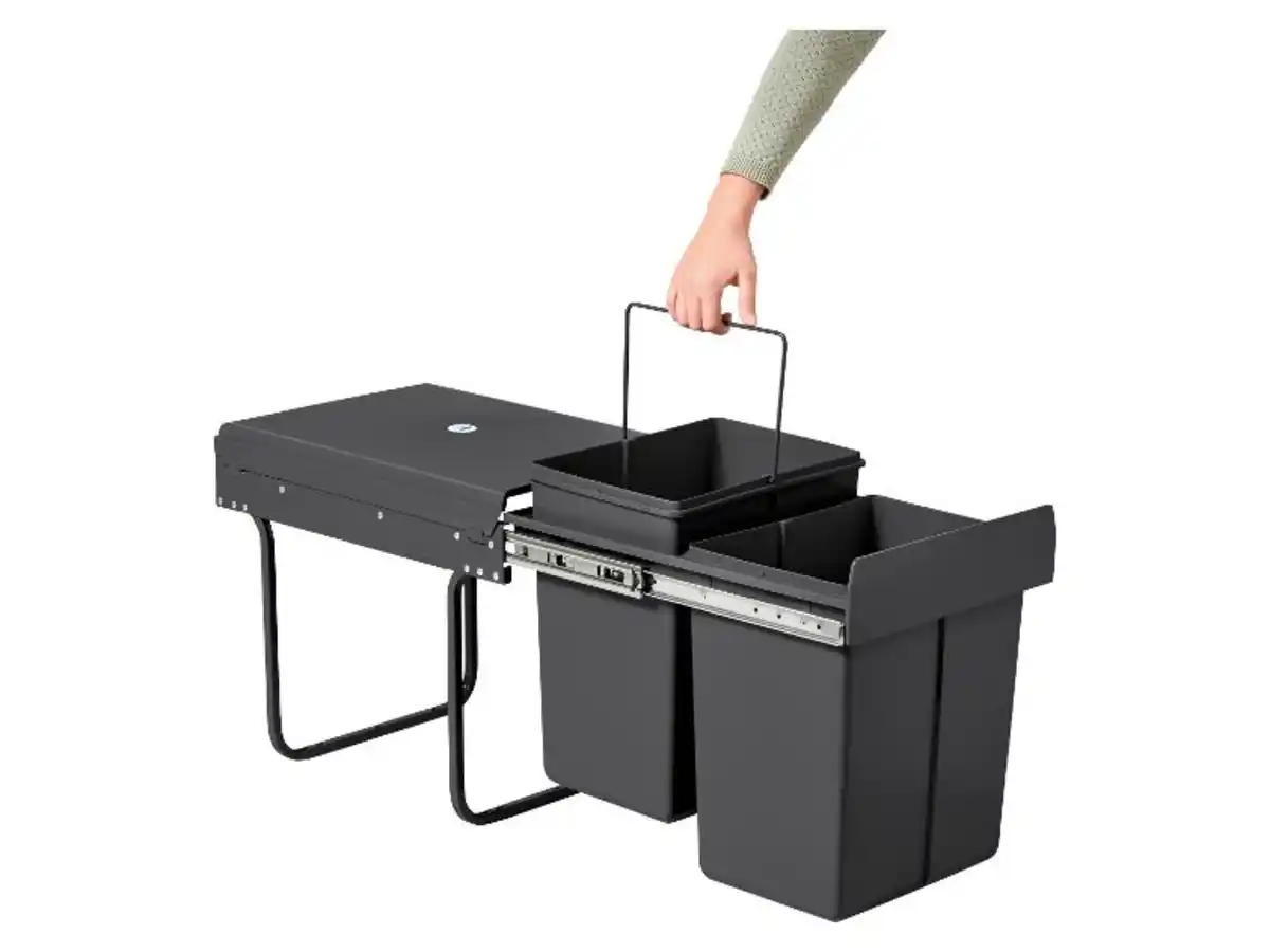 Bild 3 von LIVARNO home Einbau-Abfallsammler, für Unterschränke ab 40 cm Breite