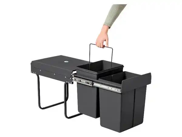 Bild 3 von LIVARNO home Einbau-Abfallsammler, für Unterschränke ab 40 cm Breite