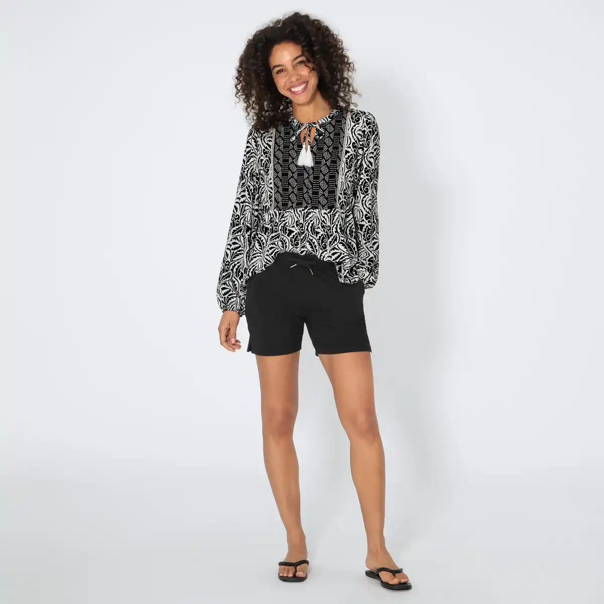 Bild 3 von Damen-Shorts mit elastischem Bund