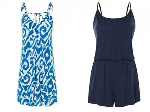 esmara® Damen Jumpsuit / Kleid, fließend lockere A-Linie