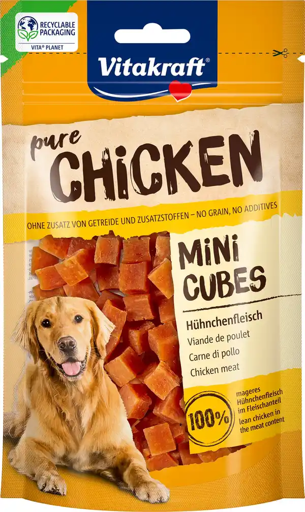 Bild 1 von Vitakraft CHICKEN Mini Würfl Huhn 80 g