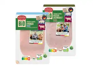Metzgerfrisch Bio Traditions-Wurstaufschnitt,  125 g