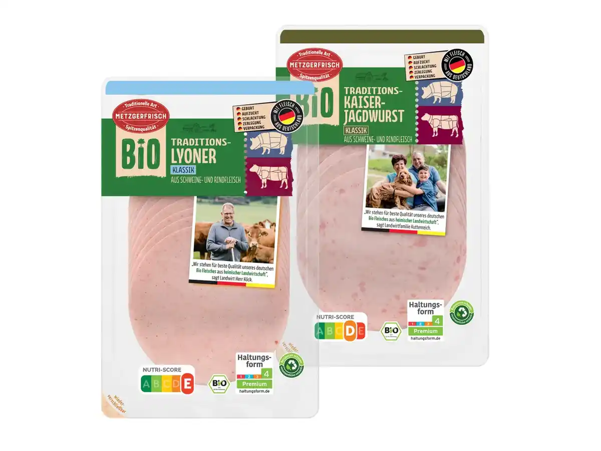 Bild 1 von Metzgerfrisch Bio Traditions-Wurstaufschnitt,  125 g