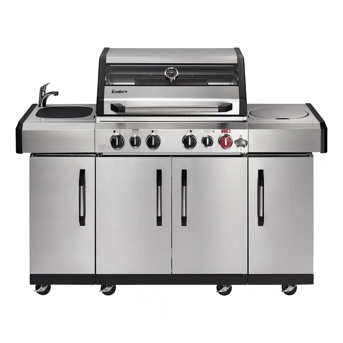Bild 1 von Gasgrill »Kansas II Pro«, silberfarben, 22,3 kW, Grillfläche: 70 x 45 cm