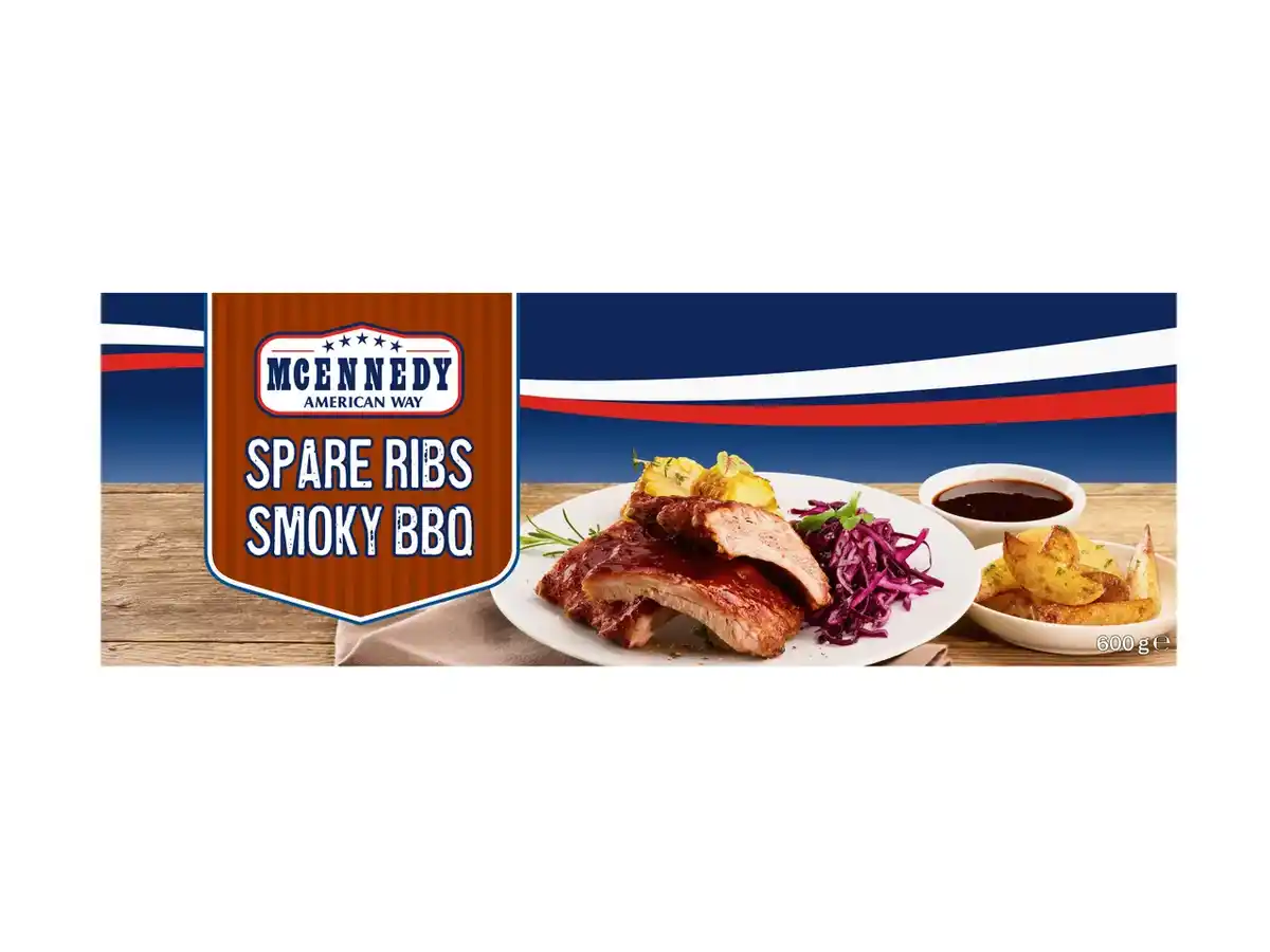 Bild 1 von McEnnedy Spare Ribs Smoky BBQ,  600 g