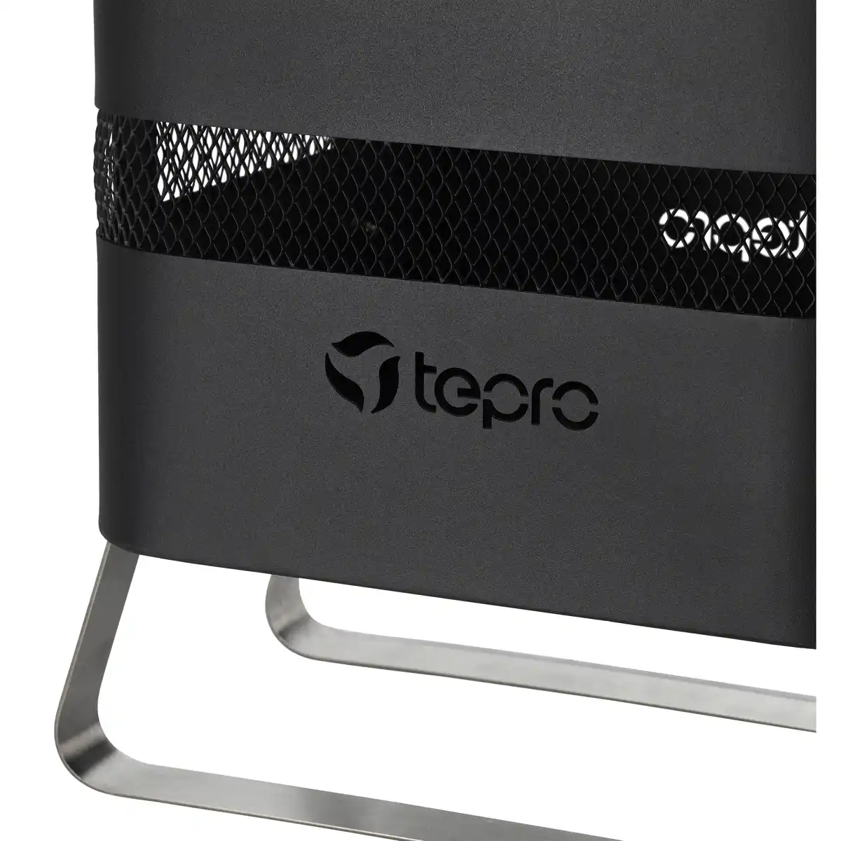 Bild 2 von Feuerstelle »Milburn«, Höhe: 49,5 cm, schwarz/edelstahlfarben