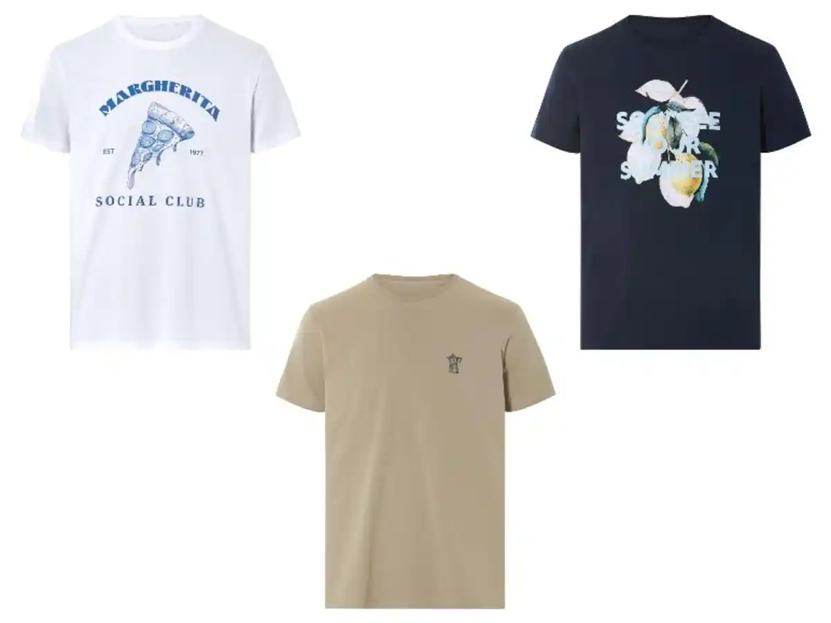 Bild 1 von LIVERGY® Herren T-Shirt, mit Print