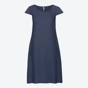 Damen-Kleid aus Leinen-Viskose-Mix