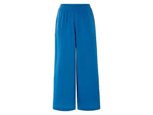 Bild 2 von esmara® Damen Wide-Leg Hose, mit Crinkle-Struktur