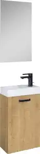 Gäste WC Möbel Set Mainz hamilton eiche 40 cm