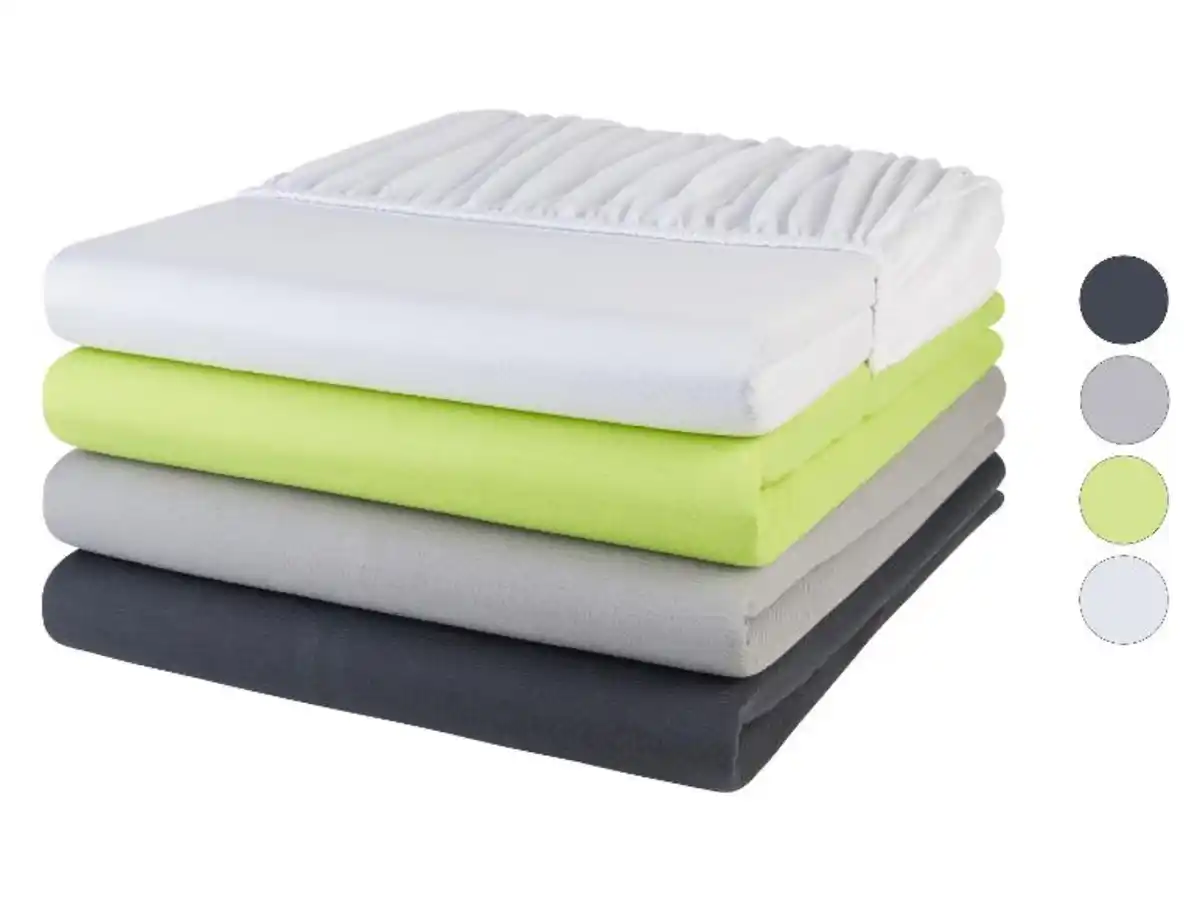 Bild 1 von LIVARNO home Jersey-Spannbettlaken, 140-160 x 200