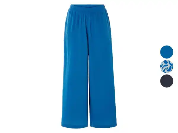Bild 1 von esmara® Damen Wide-Leg Hose, mit Crinkle-Struktur