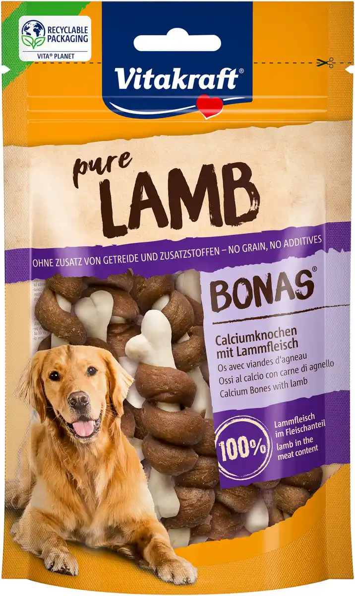 Bild 1 von Vitakraft LAMB Bonas® Calciumknochen Lamm 80 g