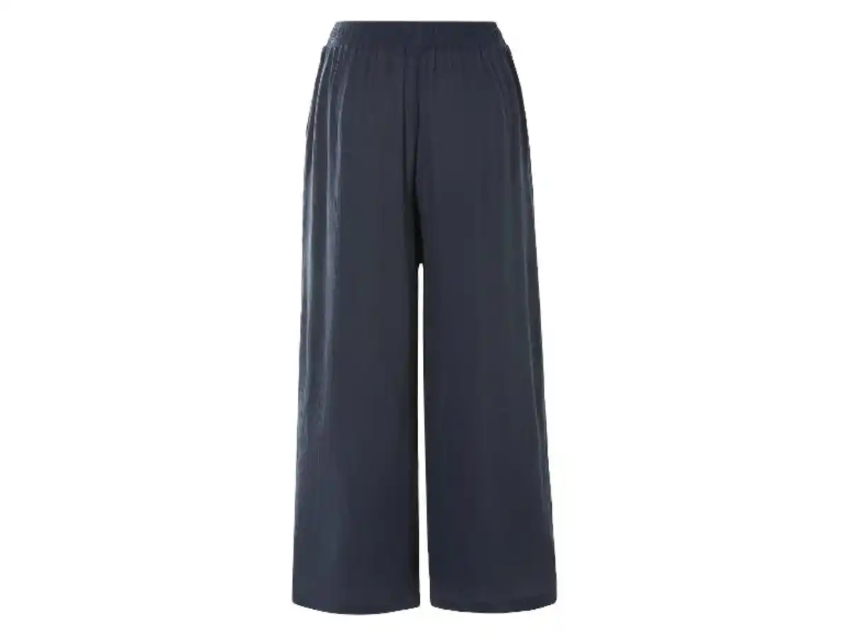 Bild 3 von esmara® Damen Wide-Leg Hose, mit Crinkle-Struktur