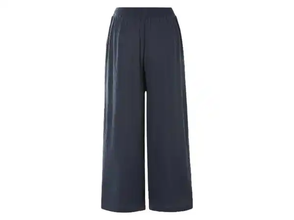 Bild 3 von esmara® Damen Wide-Leg Hose, mit Crinkle-Struktur