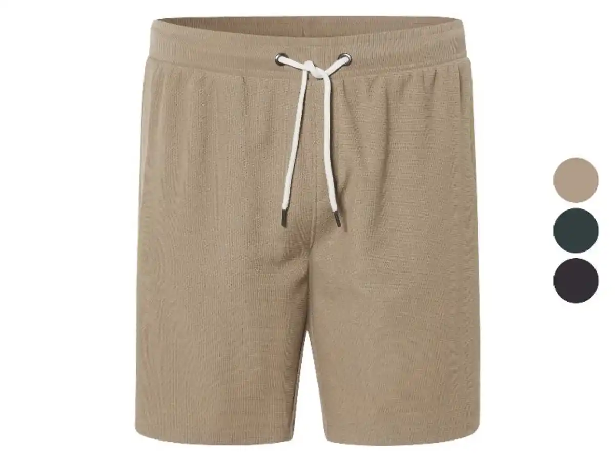 Bild 1 von LIVERGY® Herren Sweatshorts, modische Struktur