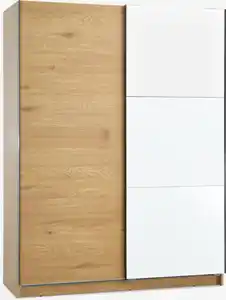 Kleiderschrank RABERG 150x200 m/Spiegel eichefarben