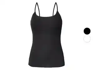 esmara® Damen Spaghettiträgerhemd in modischer Ripp-Qualität