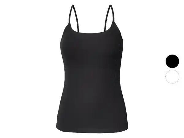 Bild 1 von esmara® Damen Spaghettiträgerhemd in modischer Ripp-Qualität