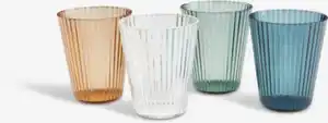 Becher GERLEF Ø9xH10cm 4Stk/Pck. div.