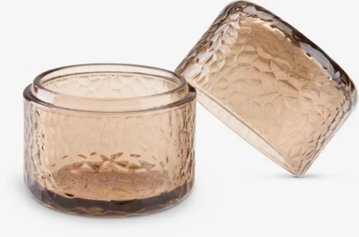 Bild 1 von Aufbewahrungsgefäß GENEVAD Ø8xH10cm Glas braun