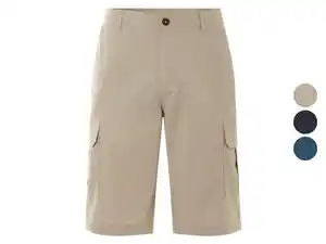 LIVERGY® Herren Cargo-Bermudas, leger geschnitten