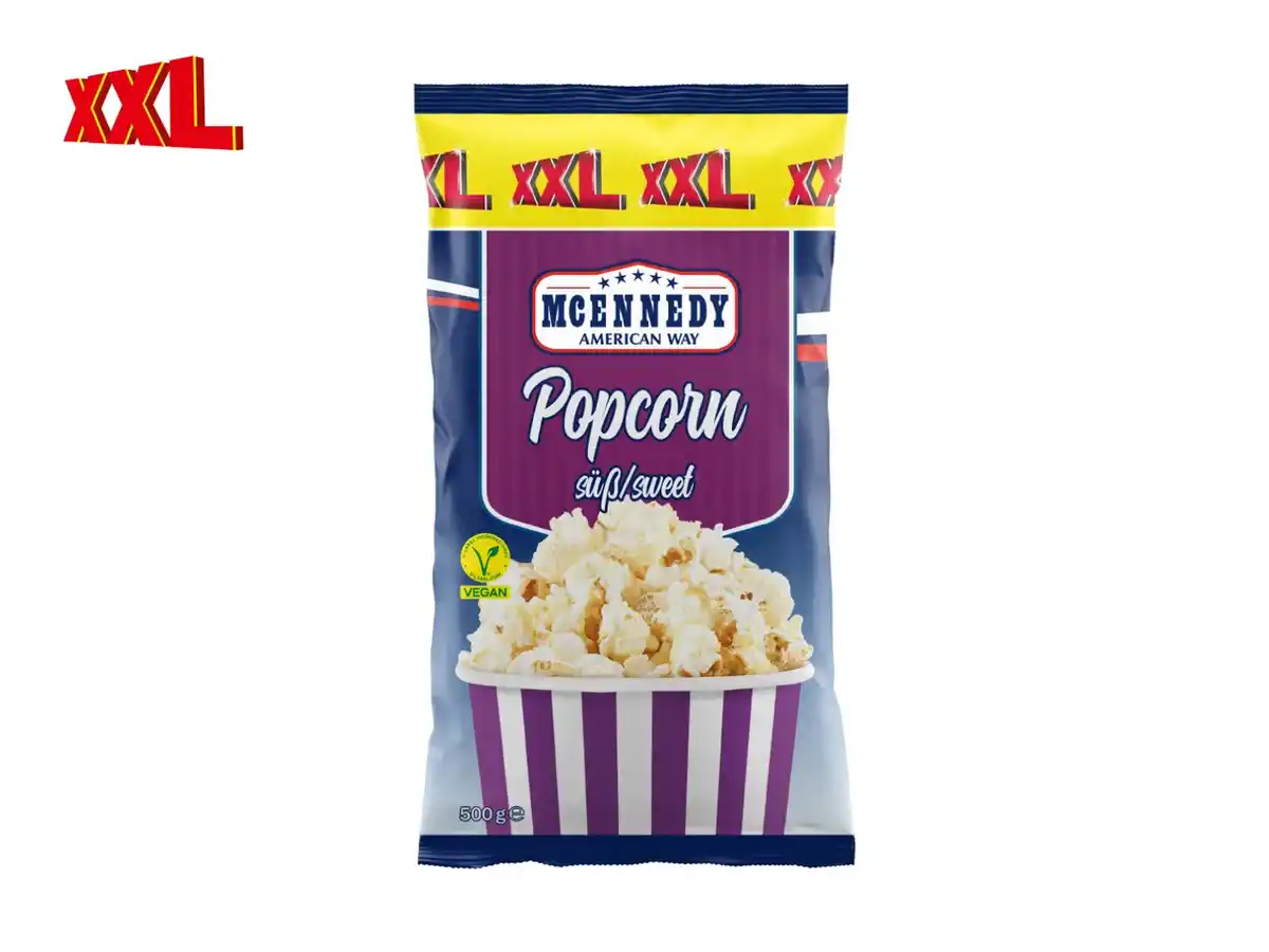 Bild 1 von McEnnedy Popcorn süß XXL,  500 g