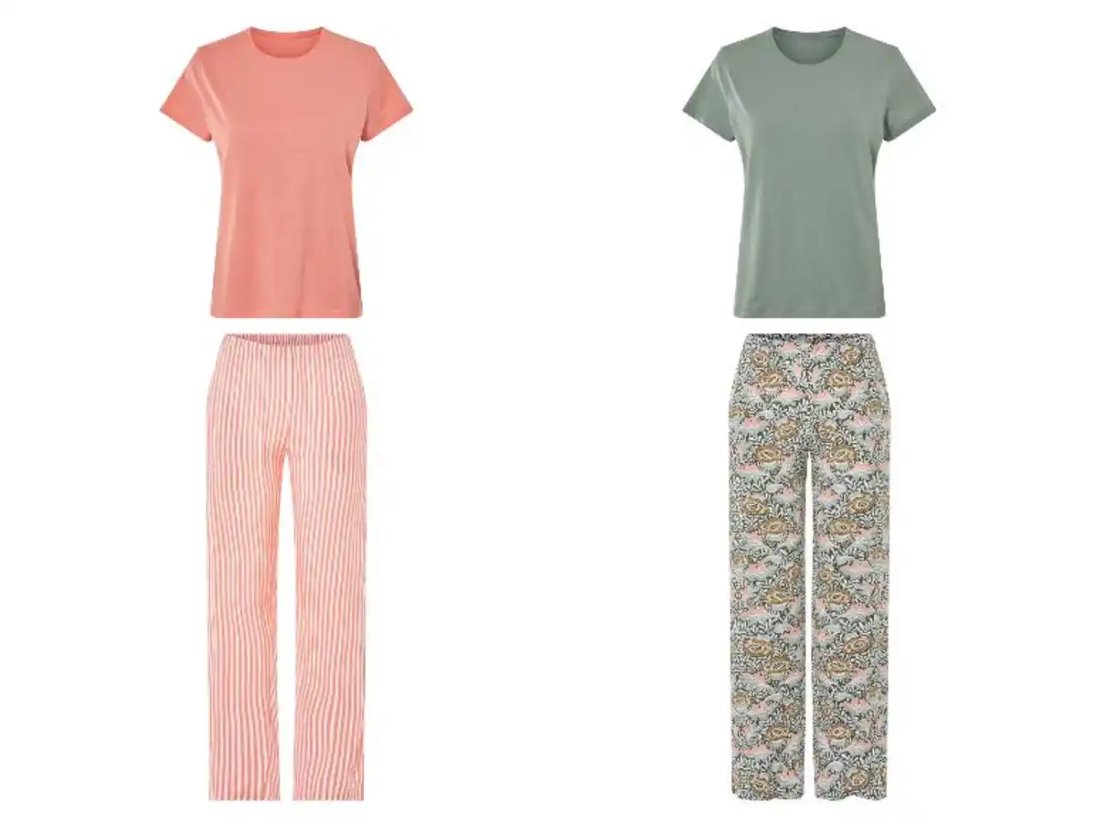 Bild 1 von esmara® Damen Pyjama mit seitlichen Eingrifftaschen