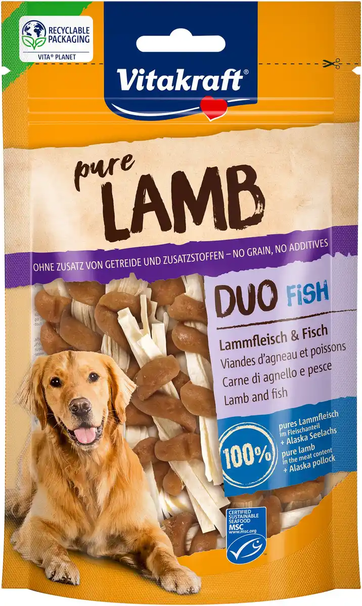Bild 1 von Vitakraft LAMB Duo® Lammfleisch & Fisch MSC 80 g