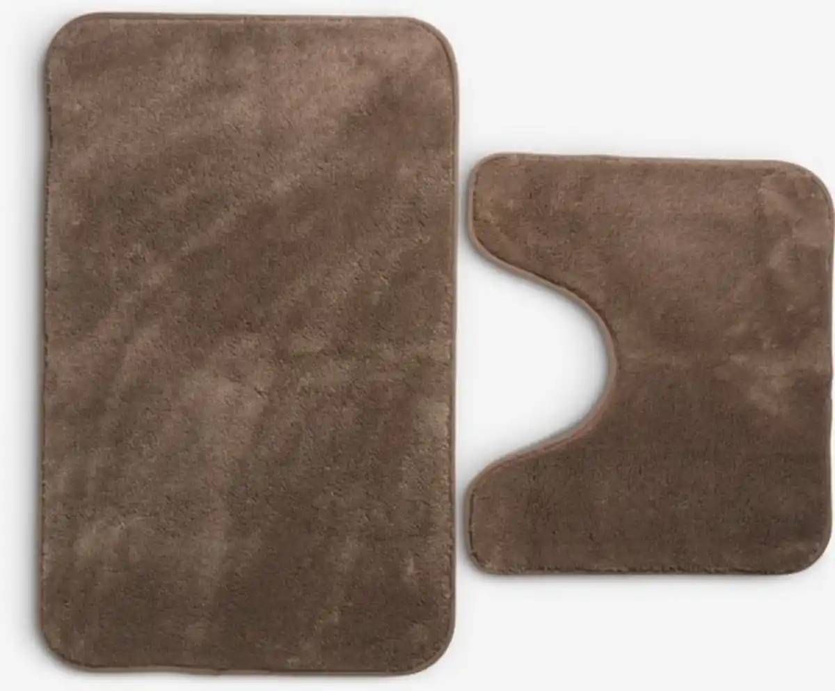 Bild 1 von Badematten-Set TIMSFORS 2er-Set dunkelbeige