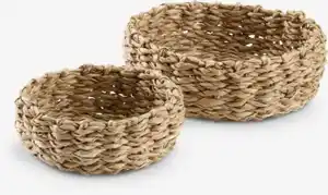 Schmuckschale KANGOS Ø9/12cm Seegras 2Stk