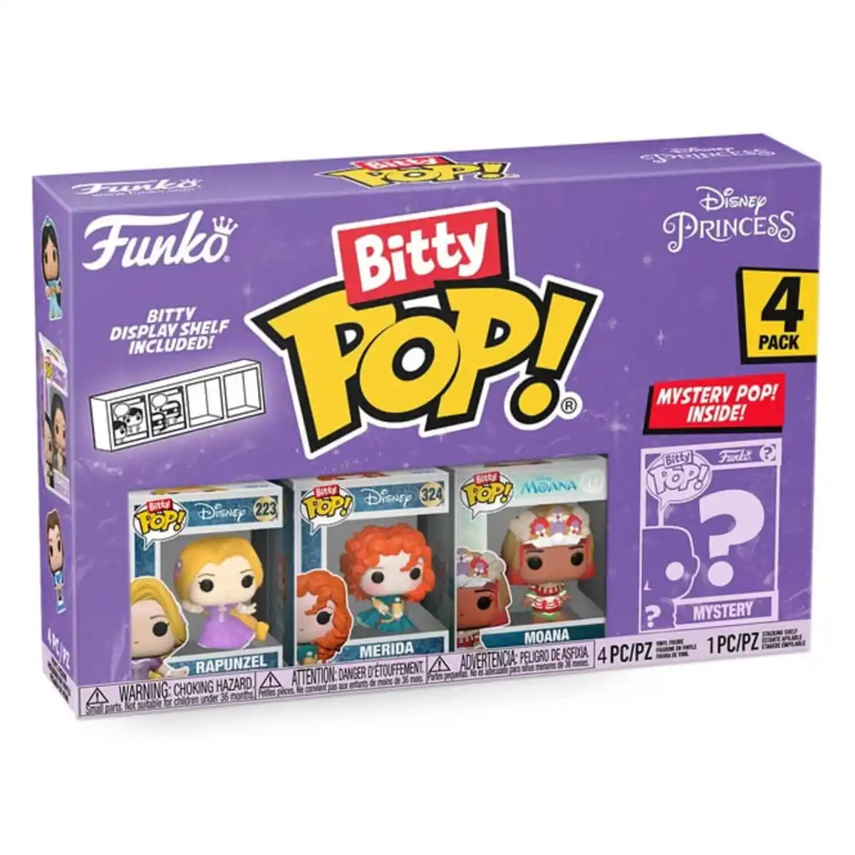Bild 1 von Bitty POP! - Disney Princess - Rapunzel - 4-er Pack