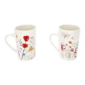 Becher Blumen Porzellan 370ml KODi