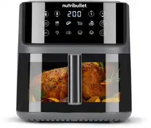 NBA0811DG Crisplite Air Fryer Heißluft-Fritteuse schwarz