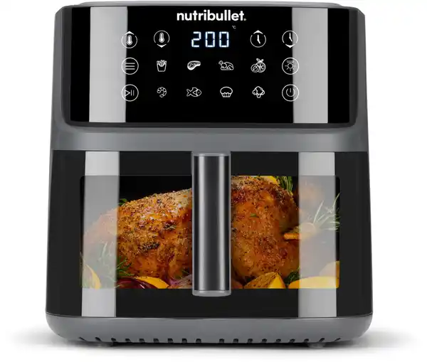 Bild 1 von NBA0811DG Crisplite Air Fryer Heißluft-Fritteuse schwarz